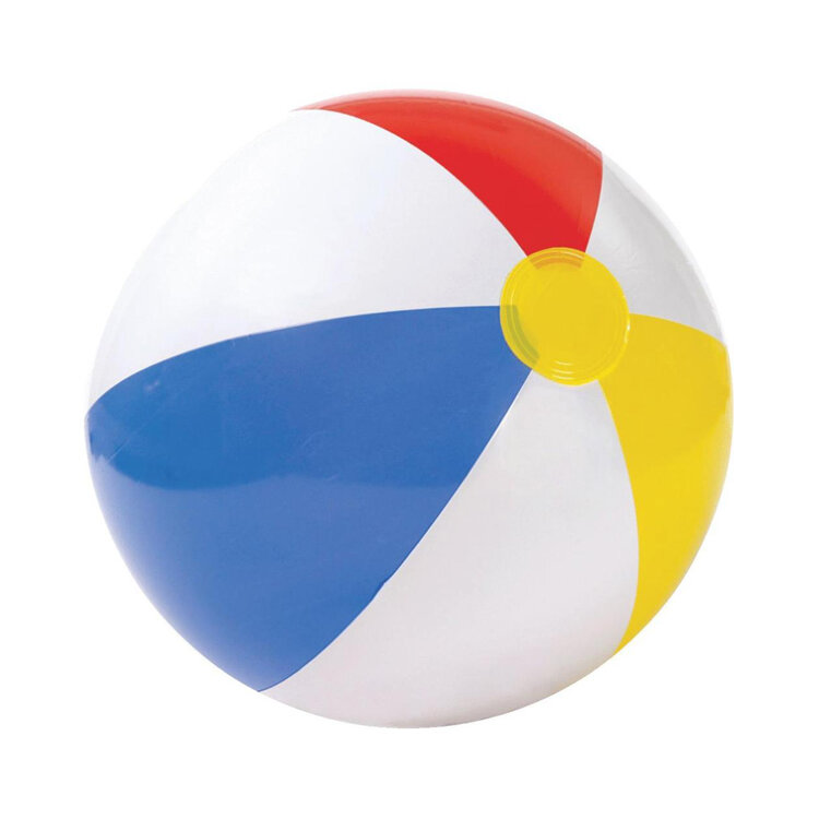 Надувной мяч разноцветный, 51 см