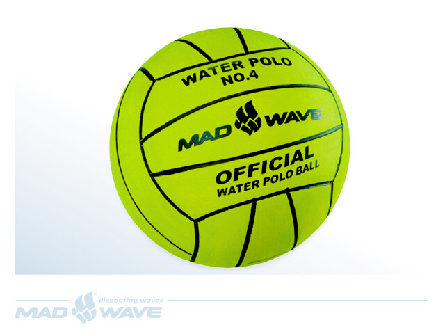 Мяч для водного поло Mad Wave Water Polo Ball Official size Weight №4 M0781 01 0 10W