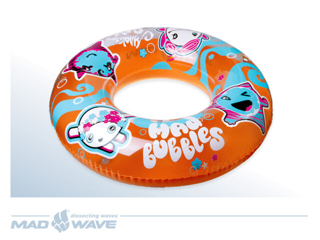 Круг надувной детский Mad Wave Children Swim Ring Mad Bubble 70 см M1500 11 0 00W