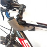 Кронштейн, крепление, крюк, держатель настенный черный стальной для велосипеда, длина 30/40/50 см, комплект 2 шт