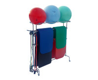 Мобильная стойка для ковриков и фитболов
