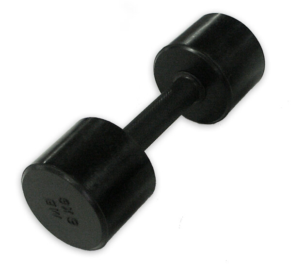 MB-Fit-6 Гантель обрезиненная с обрезиненной ручкой 6 кг