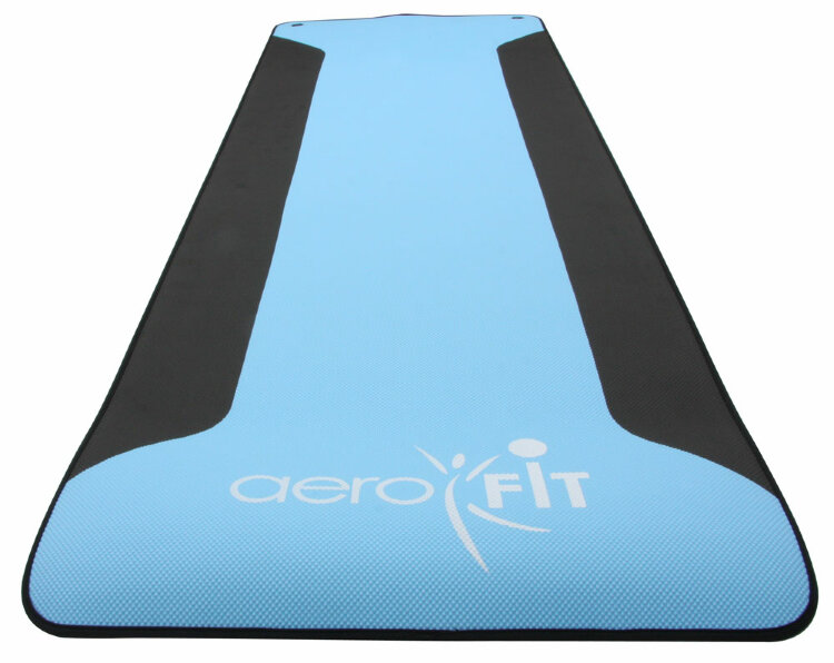 Мат для йоги с отверстиями для хранения синий/черный Aerofit FT-YGM-POE-5-AF